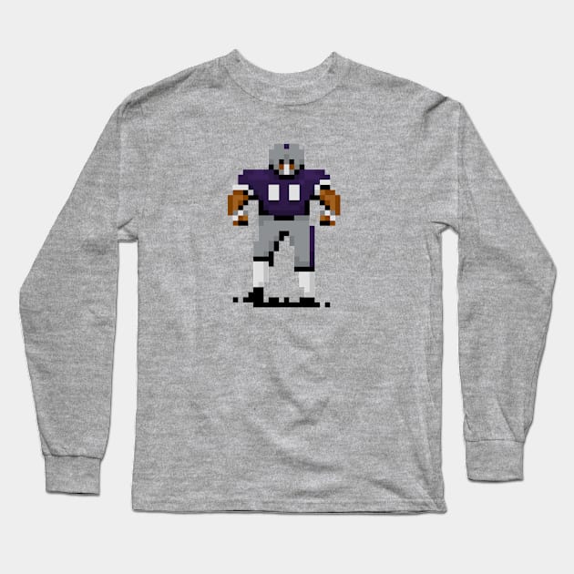 16-Bit Football - Manhattan Long Sleeve T-Shirt by The Pixel League